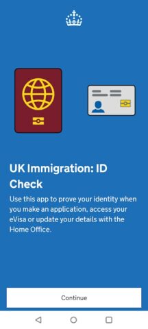 UK Immigration: ID Check per Android