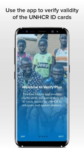 Android için UNHCR Verify Plus