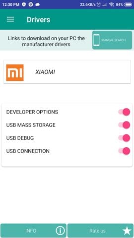 Android için Android için USB DRIVER