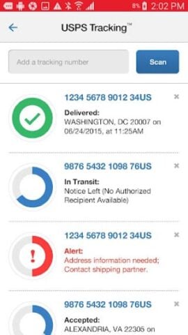 USPS MOBILE® für Android