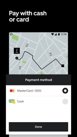 Uber KZ — заказ такси и авто для Android