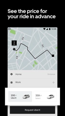 Android için Uber Russia — order taxis