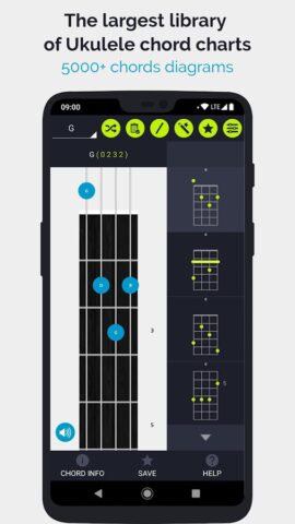Ukulele Chords Chart สำหรับ Android