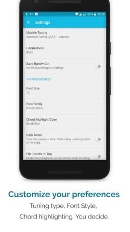 Tablaturas y acordes de Ukelel para Android