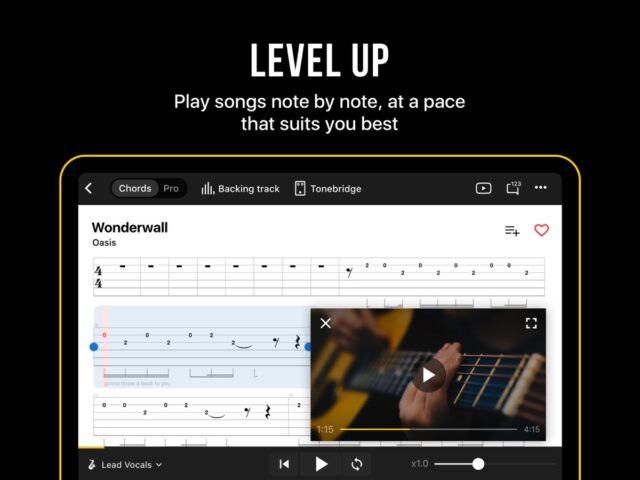 iOS용 Ultimate Guitar: Chords & Tabs