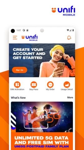 Android 用 Unifi Mobile