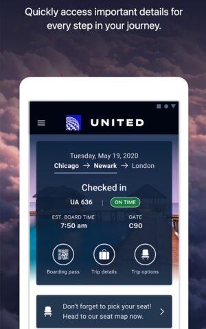 Android 用 United Airlines