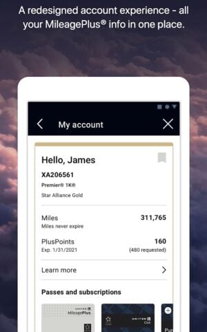 United Airlines untuk Android