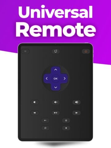iOS용 Universal remote for Roku tv
