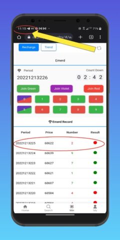 Upcoming Color Predictor Tool für Android