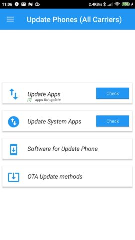 Android için Güncelleme Telefonları