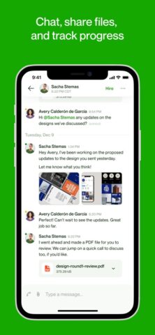 iOS 版 Upwork for Clients