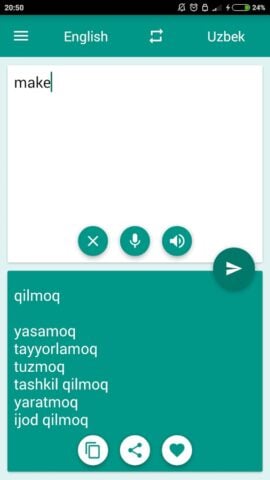 Uzbek-English Translator per Android