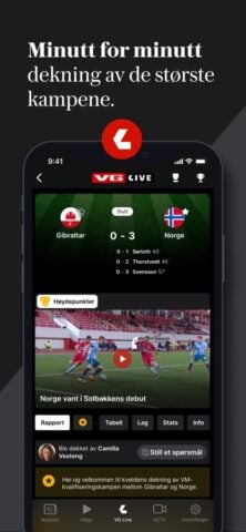 VG Sport สำหรับ iOS