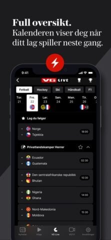VG Sport untuk iOS