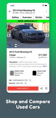 VIN Check Report for Used Cars for Android