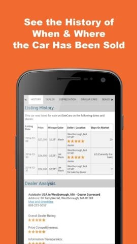 VIN Report for Used Cars for Android