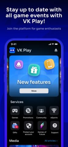 VK Play App per iOS