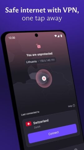 Proton VPN: VPN sécurisé pour Android