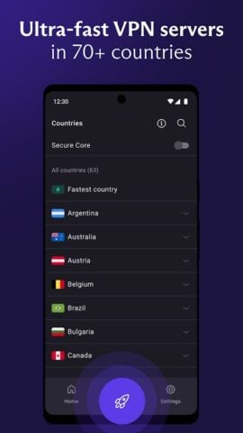Proton VPN: VPN rápida, segura para Android