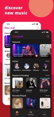 Vanced : Video, Music cho iOS