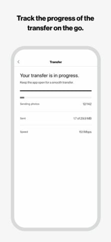 Verizon Content-Transfer für iOS