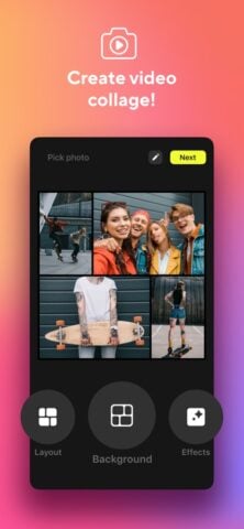 Video Collage Maker, Effects untuk iOS