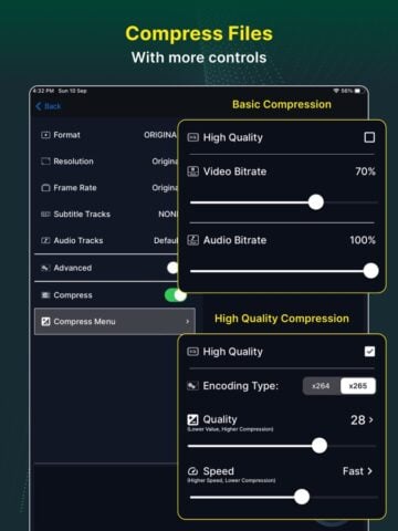 Video konverter und Kompressor für iOS