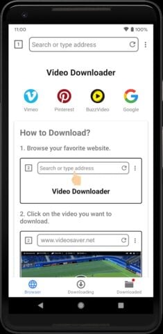 تنزيل الفيديو – حفظ الفيديو لنظام Android