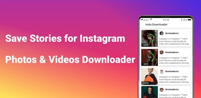 Android 用 Video Downloader, Story Saver