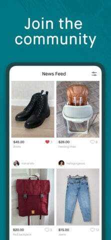 Vinted: vendi articoli usati per iOS