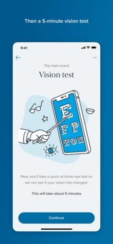 Virtual Vision Test สำหรับ iOS
