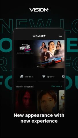 Vision+ : Live TV, Film & Seri لنظام Android
