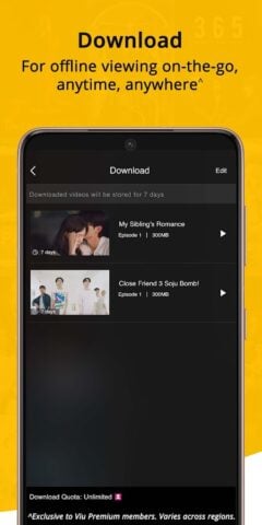 Viu : Korean & Asian content cho Android