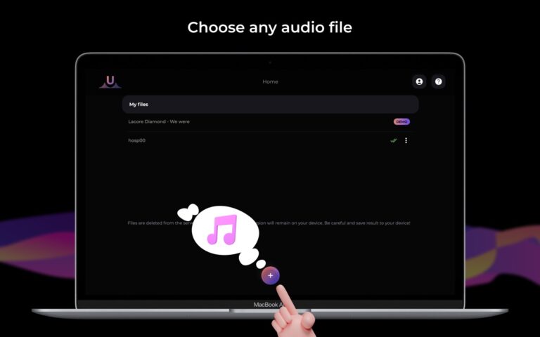 Removedor de voz, unMix para iOS