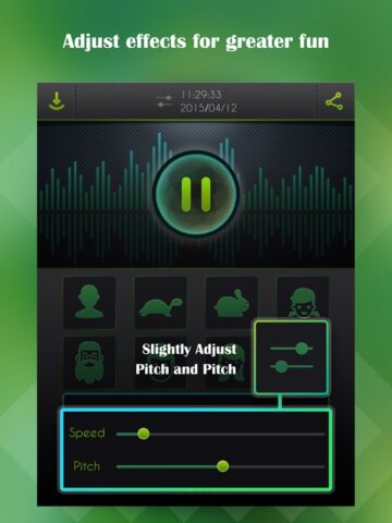 Voice Changer, Sound Recorder لنظام iOS