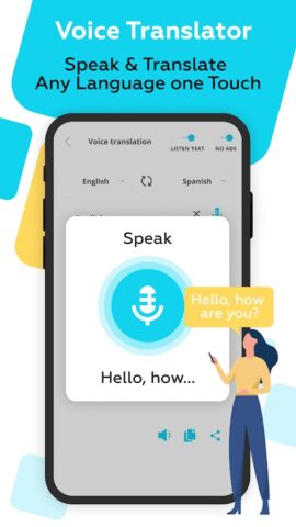 Traducteur vocal toute langue pour Android