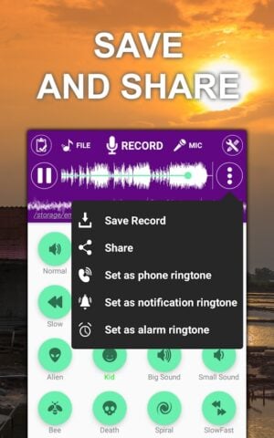 Voice changer sound effects for Android