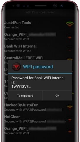 Android 用 WIFI Password Hacker PRO Prank