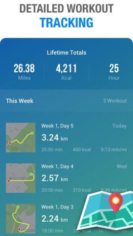 Android için Walking App – Lose Weight App