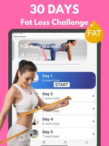 Wall Pilates Challenge & Fit per iOS