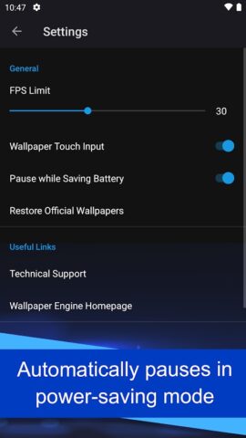 Android 用 Wallpaper Engine