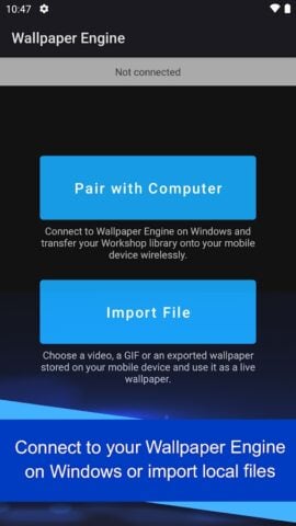 Android için Wallpaper Engine