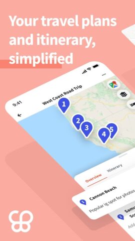Android 用 Wanderlog – Trip Planner App