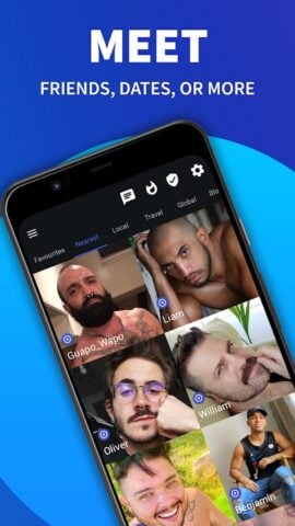 Android için Wapo: Gay Randevu Uygulaması