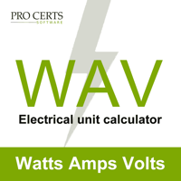 Watts Amps Volts  Calculator pour iOS