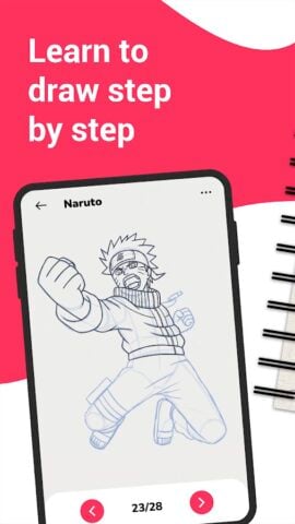 Android 版 WeDraw – How to Draw Anime