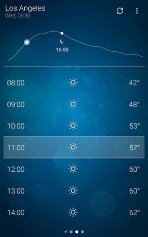 “الطقس” – Weather لنظام Android