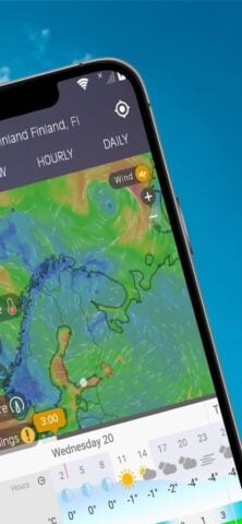 Android 用 天気予報レーダー。天気予報 & 地図