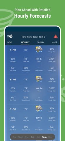 WeatherBug – Weather Forecast สำหรับ iOS